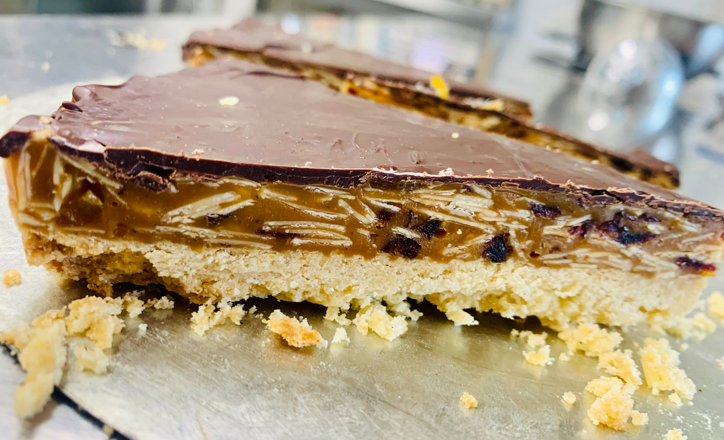 Nutty Millionaire’s Tart - Tarte de caramelo, chocolate e frutos secos