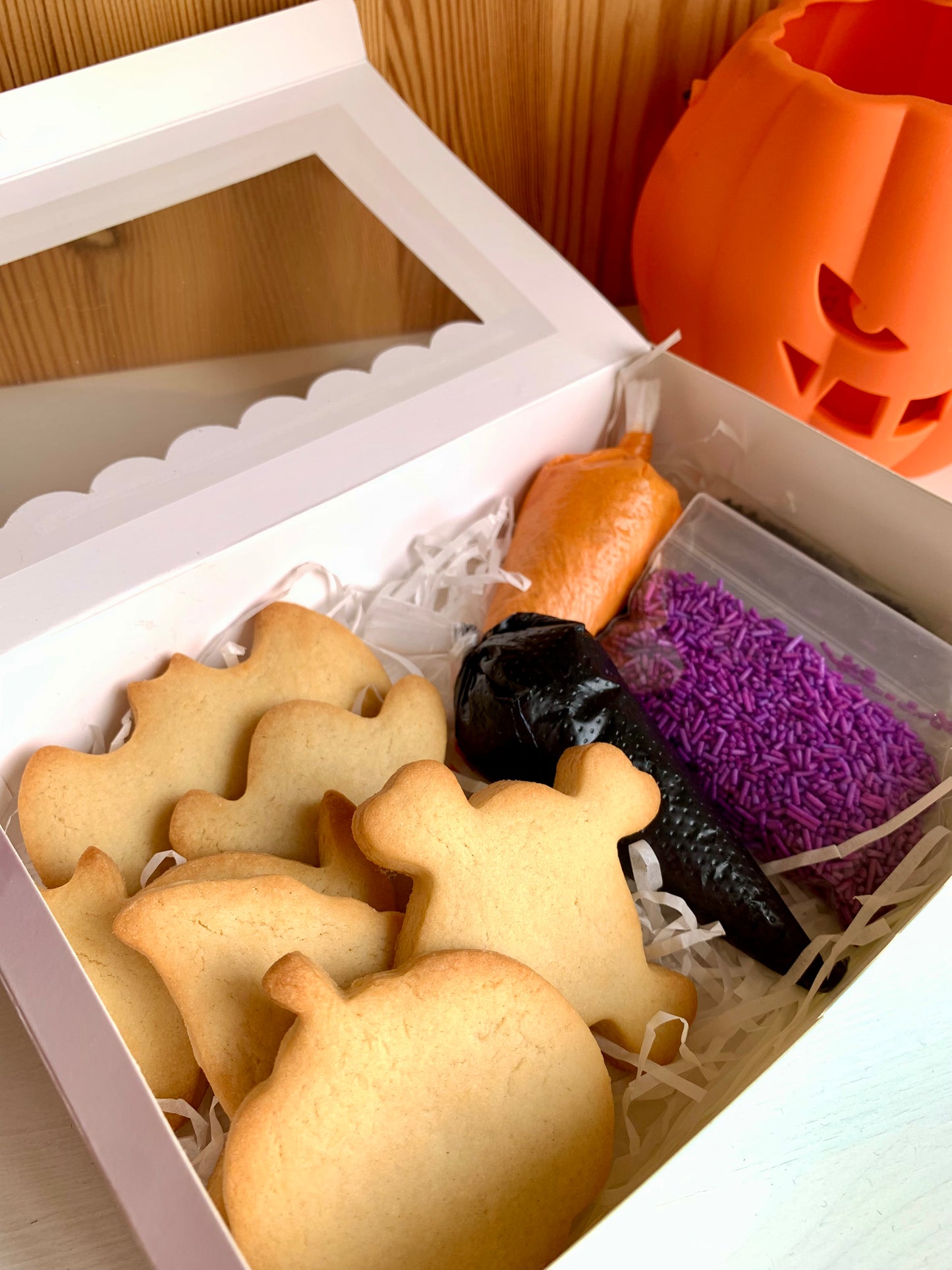 Edição Halloween - Kit de Decoração de Bolachas DIY