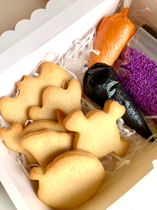 Edição Halloween - Kit de Decoração de Bolachas DIY