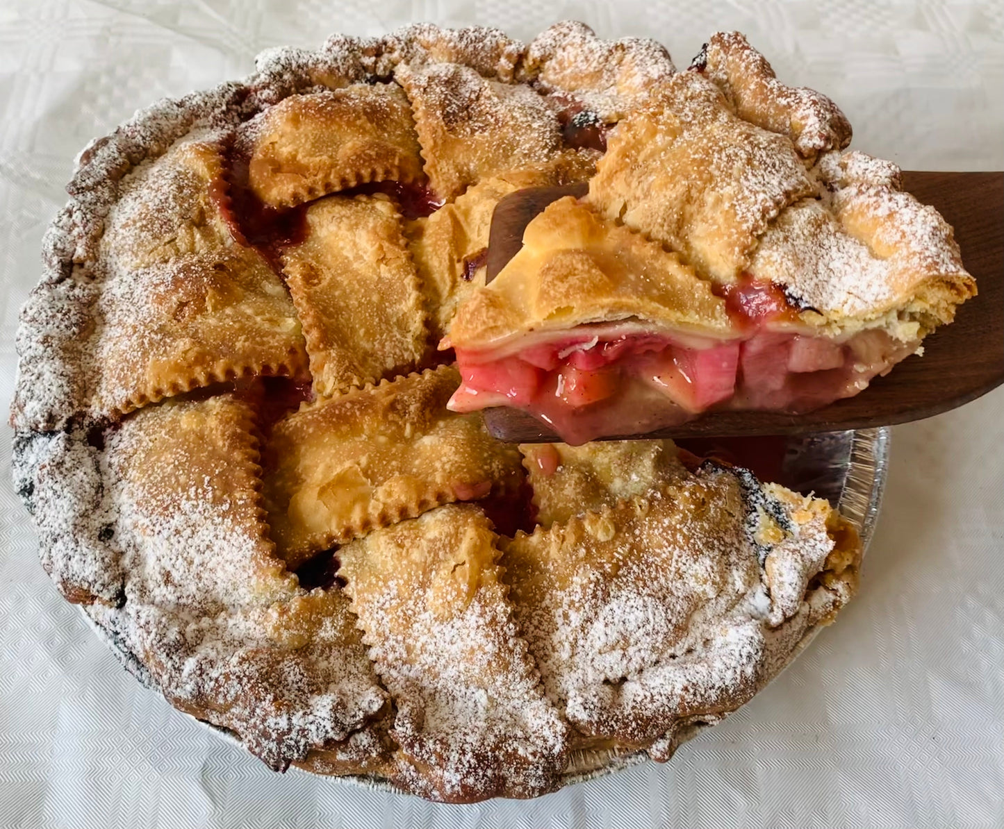 Rhubarb Strawberry Pie