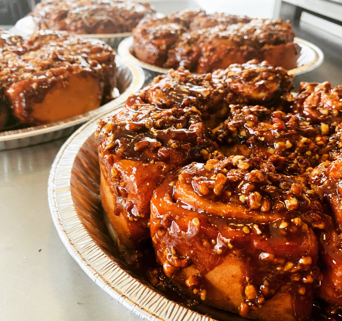 Sticky Buns (Rolos de canela caramelizados)